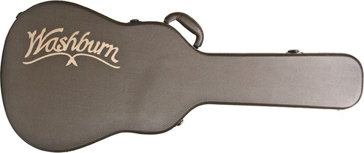 Washburn GCFDLX Deluxe Folk Acoustic Guitar Hardshell Case