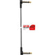 Gator Gator GCWC-FPC6 6" Composer Flat Patch Cable with Right-Angle 1/4" Male Connectors