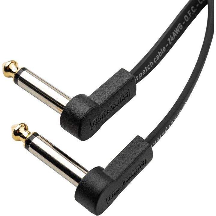 Gator Gator GCWC-FPC6 6" Composer Flat Patch Cable with Right-Angle 1/4" Male Connectors