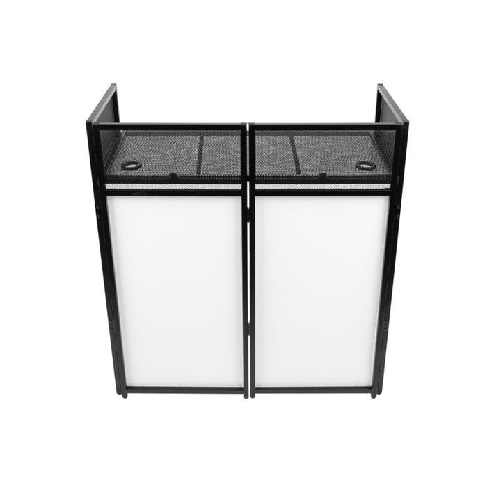 Gator Gator GFW-DJFACADE Black Collapsible DJ Facade with Black Scrim, White Scrim, and Carrying Bag