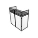 Gator Gator GFW-DJFACADE Black Collapsible DJ Facade with Black Scrim, White Scrim, and Carrying Bag