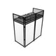 Gator Gator GFW-DJFACADE Black Collapsible DJ Facade with Black Scrim, White Scrim, and Carrying Bag