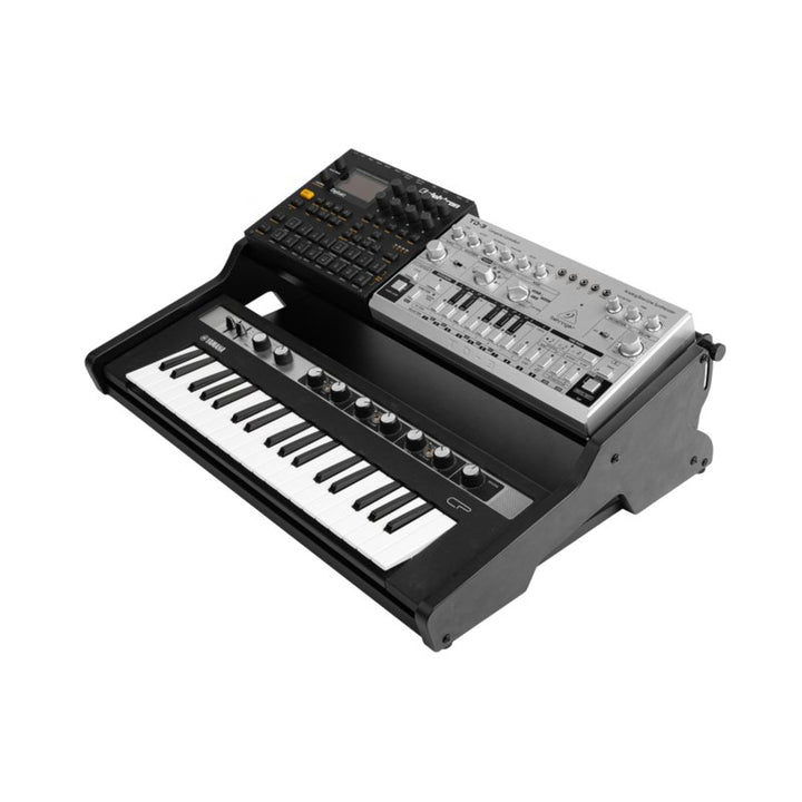 Gator Gator GFW-ELTSYNTHOASIS32-BLK Frameworks Elite Series Synth Oasis for 32-Key MIDI Controllers, Black
