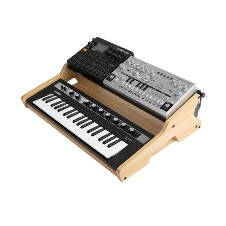 Gator Gator GFW-ELTSYNTHOASIS32-MPL Frameworks Elite Series Synth Oasis for 32-Key MIDI Controllers, Maple
