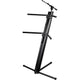 Gator Gator GFW-KEY-4000 Column-Style Keyboard Stand with Mic Boom Arm and Gig Bag, Black