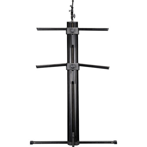 Gator Gator GFW-KEY-4000 Column-Style Keyboard Stand with Mic Boom Arm and Gig Bag, Black