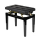 Gator Gator GFW-KEYBENCH-HABK Deluxe Height Adjustable Piano Bench, Black