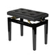 Gator Gator GFW-KEYBENCH-HABK Deluxe Height Adjustable Piano Bench, Black