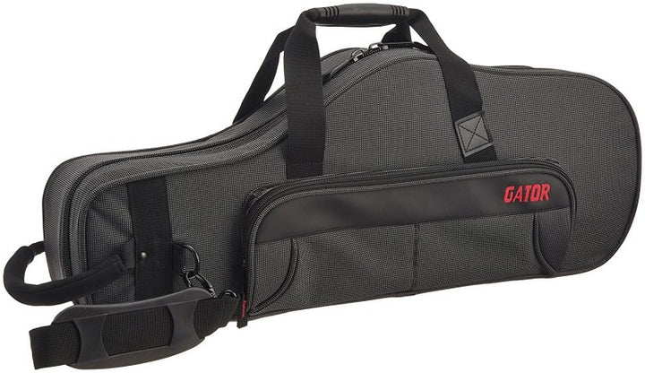 Gator Gator GL-ALTOSAX-MPC Lightweight Alto Sax Case with Mouthpiece Storage-Grey