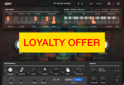 UJAM UJAM Groovemate LATIGO Loyalty Offer