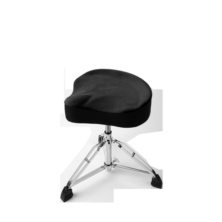 Gator Gator GP-DTH-ASD-BK Air Glide Drum Throne Saddle Seat, Black