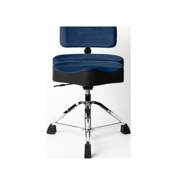 Gator Gator GP-DTH-ASD-BL Air Glide Drum Throne Saddle Seat, Blue