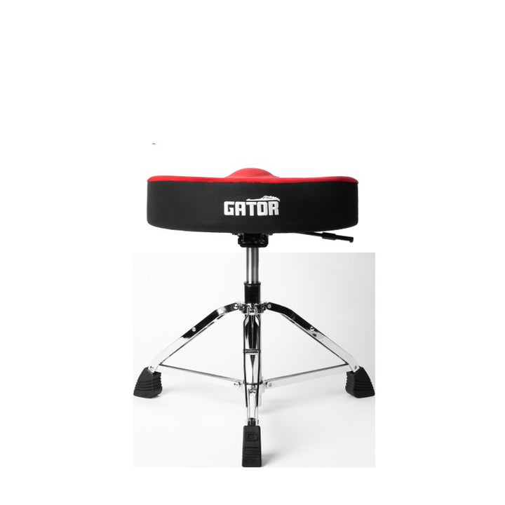Gator Gator GP-DTH-ASD-RD Air Glide Drum Throne Saddle Seat, Red