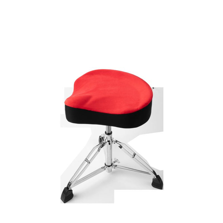 Gator Gator GP-DTH-ASD-RD Air Glide Drum Throne Saddle Seat, Red