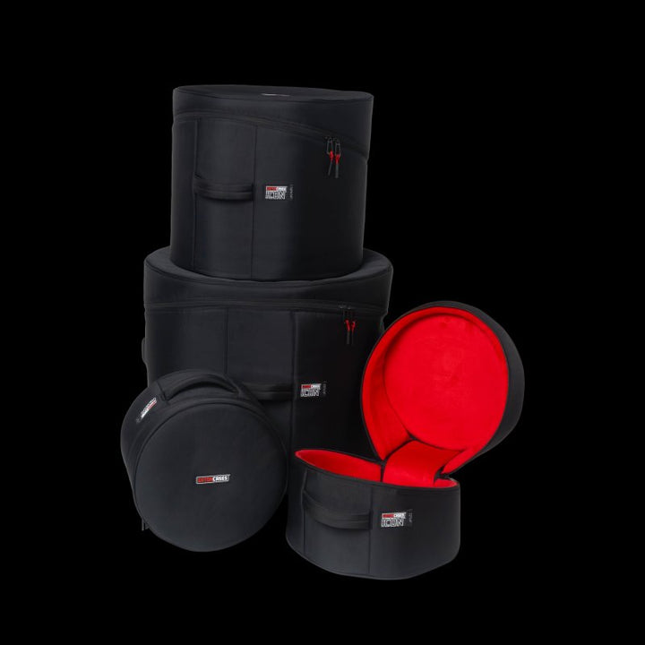 Gator Gator GP-ICON-ROCK 22" x 18" BD, 10" x 8" TT, 12" Rock Drum Set Bags