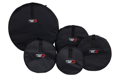 Gator Gator GP-ROCK-100 5-Piece Rock Drum Bag Set for 22x18", 10x8", 12x9", 16x16", and 6.5x14" Drums, Black