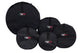 Gator Gator GP-ROCK-100 5-Piece Rock Drum Bag Set for 22x18", 10x8", 12x9", 16x16", and 6.5x14" Drums, Black