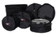 Gator Gator GP-ROCK-100 5-Piece Rock Drum Bag Set for 22x18", 10x8", 12x9", 16x16", and 6.5x14" Drums, Black