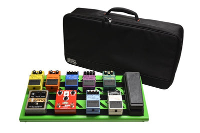 Gator Gator GPB-BAK-GR Large Aluminum Pedal Board with Carry Bag, Screaming Green