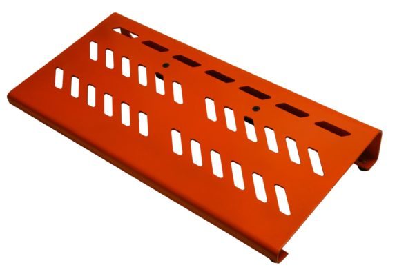 Gator Gator GPB-BAK-OR Large Aluminum Pedal Board with Carry Bag, British Orange