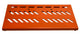 Gator Gator GPB-BAK-OR Large Aluminum Pedal Board with Carry Bag, British Orange