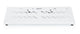 Gator Gator GPB-BAK-WH Large Aluminum Pedal Board with Carry Bag, White Finish