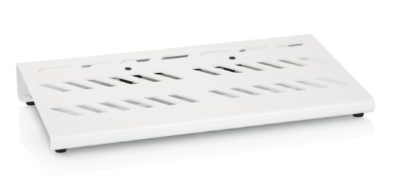 Gator Gator GPB-BAK-WH Large Aluminum Pedal Board with Carry Bag, White Finish