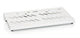 Gator Gator GPB-BAK-WH Large Aluminum Pedal Board with Carry Bag, White Finish