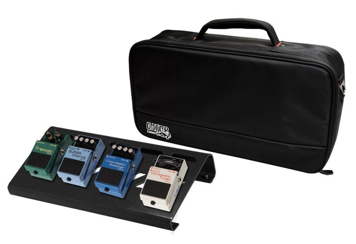 Gator Gator GPB-LAK-1 Aluminum Pedal Board with Carry Bag, Small, Stealth Black