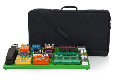 Gator Gator GPB-XBAK-GR Aluminum Pedalboard with Carry Case (Green, Extra Large)