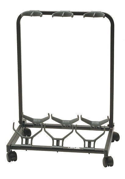 Quik Lok GS430 Universal 3-Slot Electric/Acoustic Guitar Stand - Guitar Stands