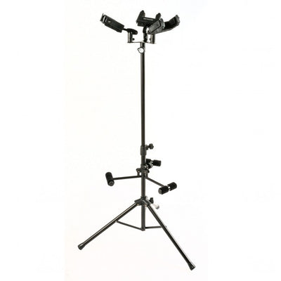 Quik Lok GS538 Universal Triple Guitar Stand (Black) - Guitar Stands