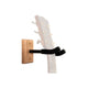Quik Lok GSW001 Wall Mount Guitar Hanger Support with Wooden Base - Guitar Stands