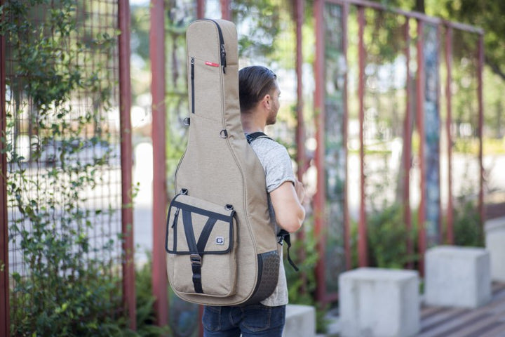 Gator Gator GT-ELECTRIC-TAN Transit Series Electric Guitar Gig Bag, Tan