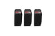 Gator Gator GTR-FRETMUTEMD-3BK Guitar Fret Mute 3 Pack Black, Medium