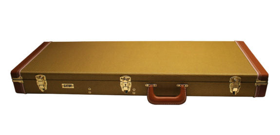 Gator Gator GW-ELECTRIC-TW Deluxe Wood Series Electric Guitar Deluxe Wood Case, Tweed