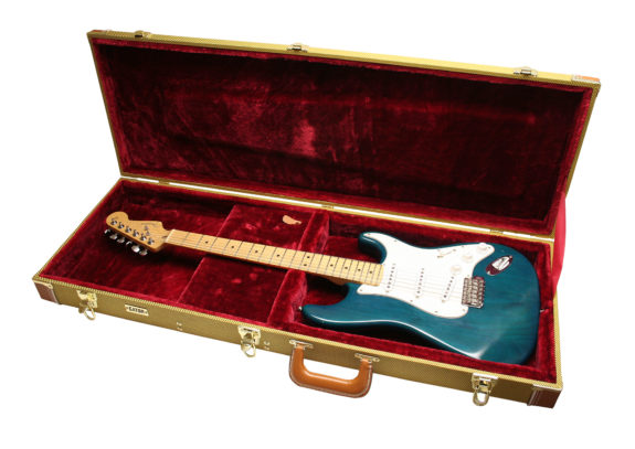Gator Gator GW-ELECTRIC-TW Deluxe Wood Series Electric Guitar Deluxe Wood Case, Tweed