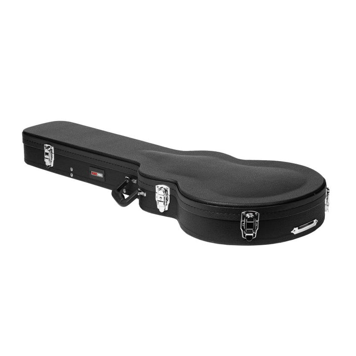 Gator Gator GWE-339 Hard Shell Wood Case for 339-Style Guitars with Plush Interior, Black Tolex Exterior, and Lockable Latch