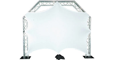 Global Truss Global Truss GLOBAL-SCREEN 4-Way Lycra Screen with Bag & 12 Bungee Cords