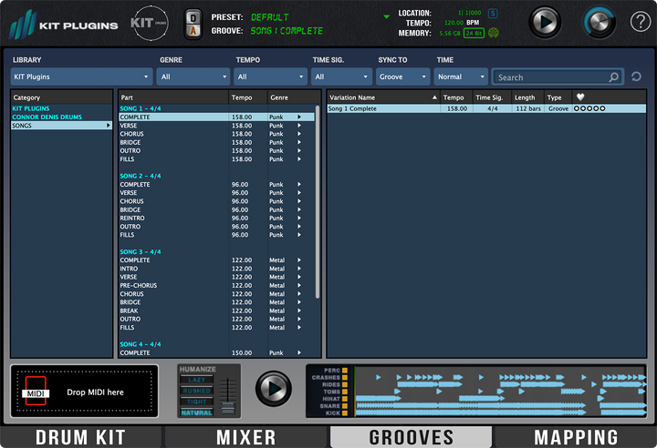 KIT PLUGINS Kit Plugins KIT Drums - Connor Denis