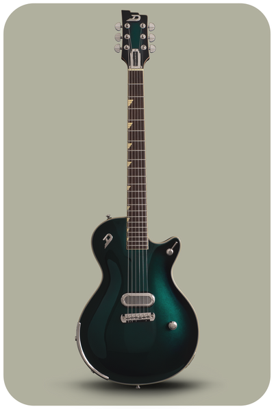 Duesenberg Guitars Duesenberg Alliance Series Jeff DaRosa Signature Electric Guitar (Catalina Green Burst)