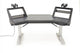 Argosy Halo Sit-Stand Plus - Halo E Mah, 2 rack shelves, & Pair 160 Speaker Platforms