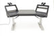 Argosy Halo Sit-Stand Plus - Halo E Mah, 2 rack shelves, & Pair 160 Speaker Platforms