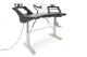 Argosy Halo E Ultimate, 2 Rack Shelves,160 Speaker Platforms, Accessory Drawer,D8 MonitorArm, CPU Shelf, Black Traceless Desktop