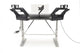 Argosy Halo E Ultimate, 2 Rack Shelves,160 Speaker Platforms, Accessory Drawer,D8 MonitorArm, CPU Shelf, Black Traceless Desktop