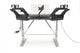 Argosy Halo Sit-Stand Ultimate-Halo with Mahogany Desk Surface,2 Rack Shelves,Pair 160 Speaker Platforms,Accessory Drawer,D8 MonitorArm, CPU Shelf