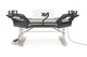 Argosy Halo E Ultimate, 2 Rack Shelves,160 Speaker Platforms, Accessory Drawer,D8 MonitorArm, CPU Shelf, Black Traceless Desktop