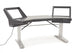 Argosy Halo Sit-Stand Desk, w/Hautelink Desktop Finish