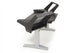 Argosy Halo Keyboard Desk w/Black End Panels and Silver Legs