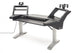 Argosy Halo Keyboard Sit-Stand Plus, 2 Rack Shelves, Pair 160 Speaker Platforms,w/Black top, Silver Legs